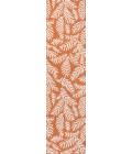 Nevis Palm Frond Orange/Cream 2 ft. x 10 ft. Indoor/Outdoor Runner Rug