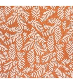 Jonathany Santa Monica SMB119E Orange/Cream Area Rug 5 ft. 3 in. X 5 ft. 3 in. Square