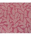 SANTA MONICA Area Rug Nevis Palm Frond Fuchsia/Light Gray 5' Square Indoor/Outdoor Area Rug