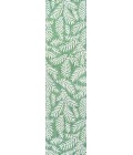 SANTA MONICA Area Rug Nevis Palm Frond Cream/Green 2 ft. x 10 ft. Indoor/Outdoor Runner Rug