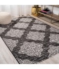 SANTA MONICA Area Rug Tuscany Ornate Medallions Black/Ivory 3 ft. x 5 ft. Indoor/Outdoor Area Rug