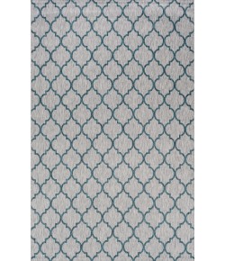 Jonathany Santa Monica SMB122B Gray/Teal Area Rug 3 ft. 1 in. X 5 ft. Rectangle