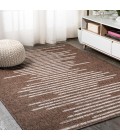 Zolak Berber Stripe Geometric Brown/Beige 3 ft. x 5 ft. Indoor/Outdoor Area Rug