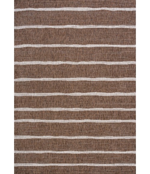 Colonia Berber Stripe Brown/Beige 8 ft. x 10 ft. Indoor/Outdoor Area Rug
