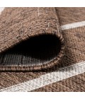 Colonia Berber Stripe Brown/Beige 2 ft. x 10 ft. Indoor/Outdoor Runner Rug