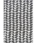 SANTA MONICA Area Rug Andratx Modern Tribal Geometric Black/Ivory 8 ft. x 10 ft. Indoor/Outdoor Area Rug