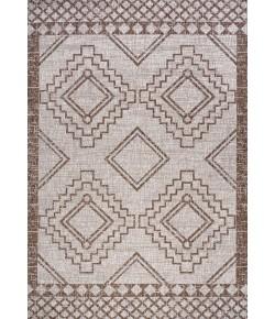 Jonathany Santa Monica SMB127A Beige/Brown Area Rug 3 ft. 11 in. X 6 ft. Rectangle