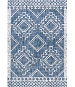 Jonathany Santa Monica SMB127D Blue/Ivory Area Rug 3 ft. 11 in. X 6 ft. Rectangle