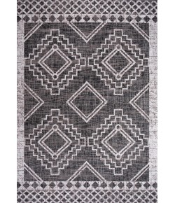 Jonathany Santa Monica SMB127F Black/Ivory Area Rug 3 ft. 11 in. X 6 ft. Rectangle