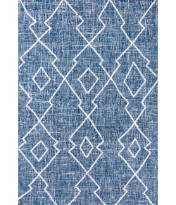 Jonathany Santa Monica SMB128C Blue/Ivory Area Rug 7 ft. 9 in. X 10 ft. Rectangle