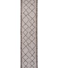 SANTA MONICA Area Rug Derya Tribal Diamond Trellis Beige/Brown 2 ft. x 10 ft. Indoor/Outdoor Runner Rug