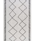 SANTA MONICA Area Rug Derya Tribal Diamond Trellis Ivory/Black 8 ft. x 10 ft. Indoor/Outdoor Area Rug