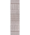 Kafel Tribal Bohemian Beige/Brown 2 ft. x 8 ft. Indoor/Outdoor Runner Rug