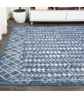 Tokay Bohemian Geometric Blue/Ivory 8 ft. x 10 ft. Indoor/Outdoor Area Rug