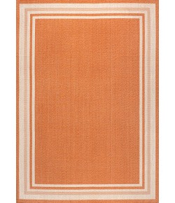 Jonathany Santa Monica SMB201D Orange/Cream Area Rug 7 ft. 10 in. X 10 ft. Rectangle