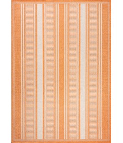 Jonathany Santa Monica SMB202C Orange/Cream Area Rug 4 ft. X 6 ft. Rectangle