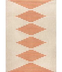 Jonathany Santa Monica SMB204A Beige/Orange Area Rug 7 ft. 10 in. X 10 ft. Rectangle