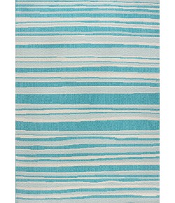 Jonathany Santa Monica SMB205A Aqua/Cream Area Rug 5 ft. 3 in. X 7 ft. 7 in. Rectangle