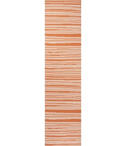 Jonathany Santa Monica SMB205B Orange/Cream Area Rug 2 ft. X 8 ft. Runner
