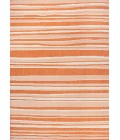 SANTA MONICA Area Rug Castara Wavy Stripe Modern Orange/Cream 4 ft. x 6 ft. Indoor/Outdoor Area Rug
