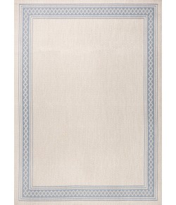 Jonathany Santa Monica SMB207A Cream/Blue Area Rug 2 ft. 11 in. X 5 ft. Rectangle