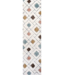 Jonathany Santa Theresa SNT103A Multi/Cream Area Rug 2 ft. 2 in. X 8 ft. Runner