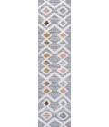 Monique Trellis High-Low Multi/Gray 2 ft. x 8 ft. Runner Rug