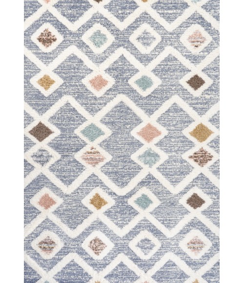Monique Trellis High-Low Multi/Gray 4 ft. x 6 ft. Area Rug