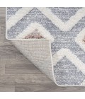 Monique Trellis High-Low Multi/Gray 2 ft. x 8 ft. Runner Rug