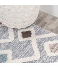 Monique Trellis High-Low Multi/Gray 2 ft. x 8 ft. Runner Rug