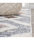 Monique Trellis High-Low Multi/Gray 2 ft. x 8 ft. Runner Rug