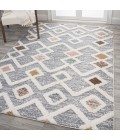 Monique Trellis High-Low Multi/Gray 4 ft. x 6 ft. Area Rug