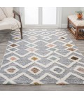 Monique Trellis High-Low Multi/Gray 4 ft. x 6 ft. Area Rug