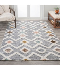 Jonathany Santa Theresa SNT104A Multi/Gray Area Rug 3 ft. 11 in. X 6 ft. Rectangle