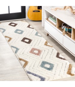 Jonathany Santa Theresa SNT108A Multi/Cream Area Rug 2 ft. 2 in. X 8 ft. Runner
