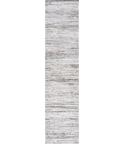 Jonathany Silk Orchid SOR200A Gray/Black Area Rug 2 ft. X 10 ft. Runner
