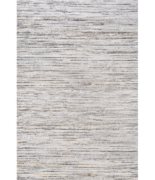 SILK ORCHID Area Rug Loom Modern Strie' Gray/Black 3 ft. x 5 ft. Area Rug