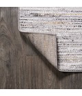 SILK ORCHID Area Rug Loom Modern Strie' Gray/Black 3 ft. x 5 ft. Area Rug