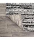 Loom Modern Strie' Black/Gray 4 ft. x 6 ft. Area Rug