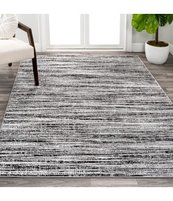 Jonathany Silk Orchid SOR200C Black/Gray Area Rug 4 ft. X 6 ft. Rectangle