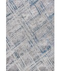 Slant Modern Abstract Gray/Blue 8 ft. x 10 ft. Area Rug