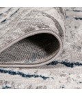 Slant Modern Abstract Gray/Blue 8 ft. x 10 ft. Area Rug