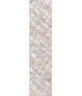 SILK ORCHID Area Rug Slant Modern Abstract Beige/Gray 2 ft. x 8 ft. Runner Rug