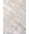 SILK ORCHID Area Rug Slant Modern Abstract Beige/Gray 8 ft. x 10 ft. Area Rug