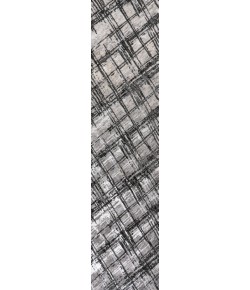 Jonathany Silk Orchid SOR201D Black/Gray Area Rug 2 ft. X 8 ft. Runner