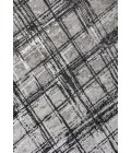 Slant Modern Abstract Black/Gray 3 ft. x 5 ft. Area Rug