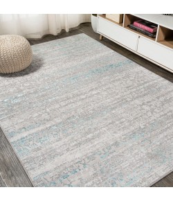 Jonathany Silk Orchid SOR202A Gray/Turquoise Area Rug 7 ft. 8 in. X 10 ft. Rectangle