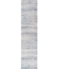 Tidal Modern Strie' Gray/Blue 2 ft. x 10 ft. Runner Rug