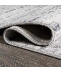 Tidal Modern Strie' Gray/Blue 2 ft. x 10 ft. Runner Rug