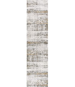 Jonathany Silk Orchid SOR202C Ivory/Black Area Rug 2 ft. X 8 ft. Runner